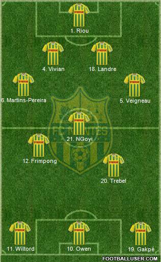 FC Nantes Formation 2011