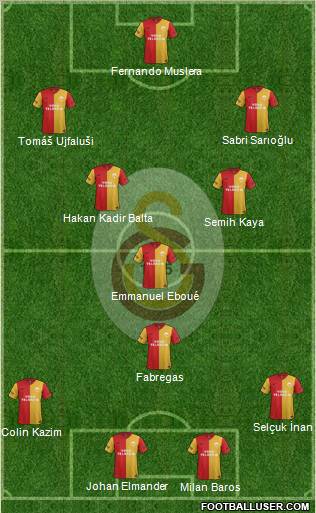 Galatasaray SK Formation 2011