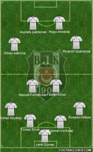 Besiktas JK Formation 2011