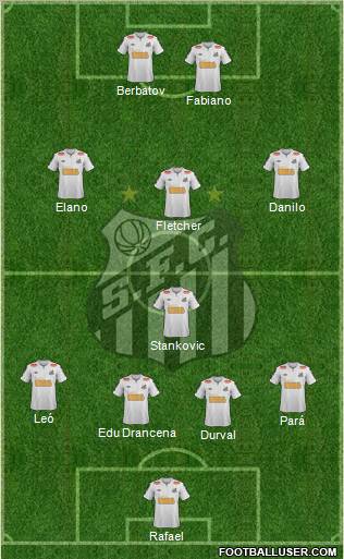 Santos FC Formation 2011