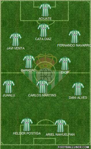 Real Betis B., S.A.D. Formation 2011