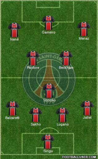 Paris Saint-Germain Formation 2011