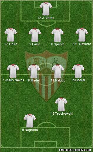 Sevilla F.C., S.A.D. Formation 2011