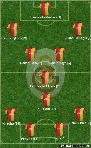 Galatasaray SK Formation 2011