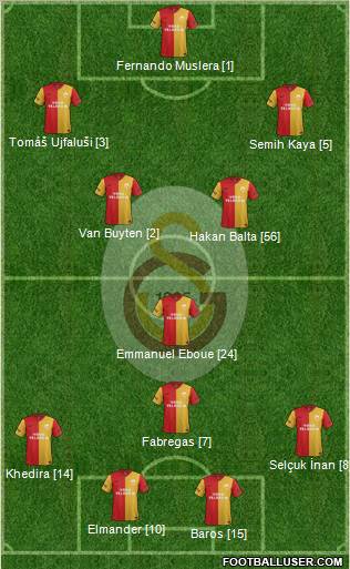Galatasaray SK Formation 2011