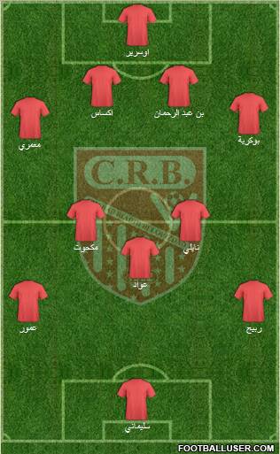 Chabab Riadhi Belouizdad Formation 2011