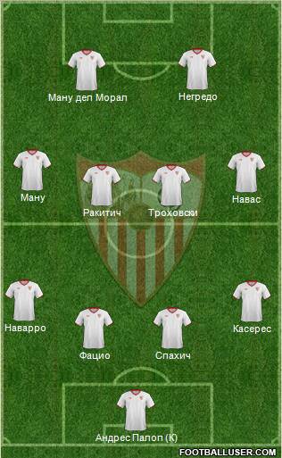 Sevilla F.C., S.A.D. Formation 2011