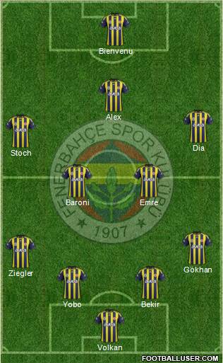 Fenerbahçe SK Formation 2011