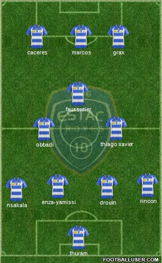 Esperance Sportive Troyes Aube Champagne Formation 2011
