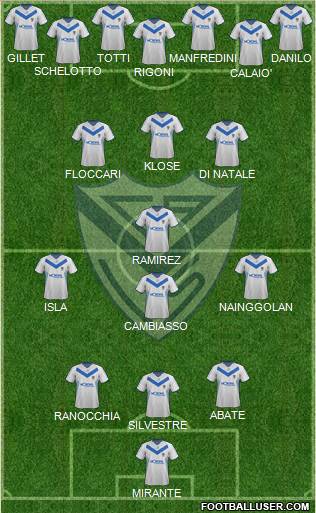 Vélez Sarsfield Formation 2011