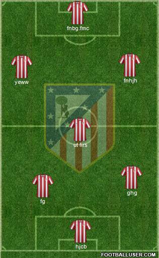 C. Atlético Madrid S.A.D. Formation 2011