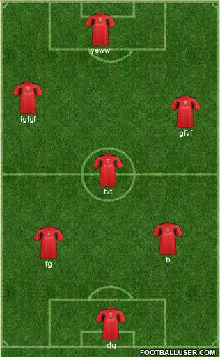 Llanelli AFC Formation 2011