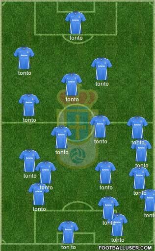 Real Oviedo S.A.D. Formation 2011