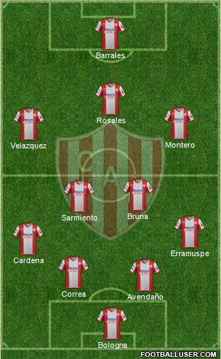 Unión de Santa Fe Formation 2011
