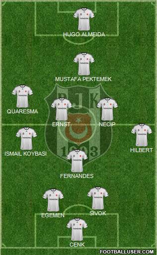 Besiktas JK Formation 2011
