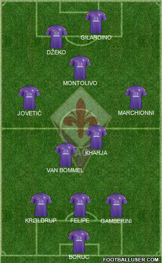 Fiorentina Formation 2011