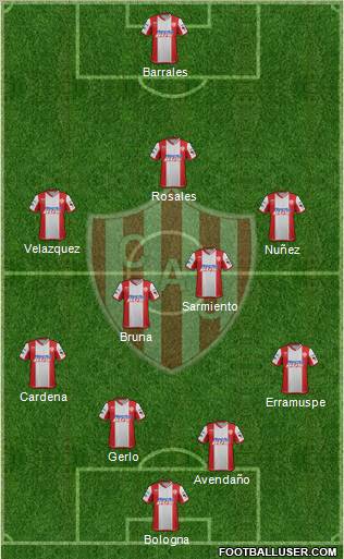 Unión de Santa Fe Formation 2011
