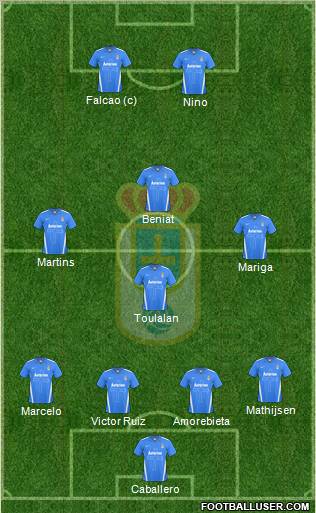 Real Oviedo S.A.D. Formation 2011