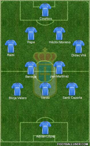 Real Oviedo S.A.D. Formation 2011