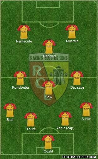 Racing Club de Lens Formation 2011