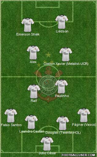 SC Corinthians Paulista Formation 2011