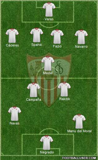 Sevilla F.C., S.A.D. Formation 2011
