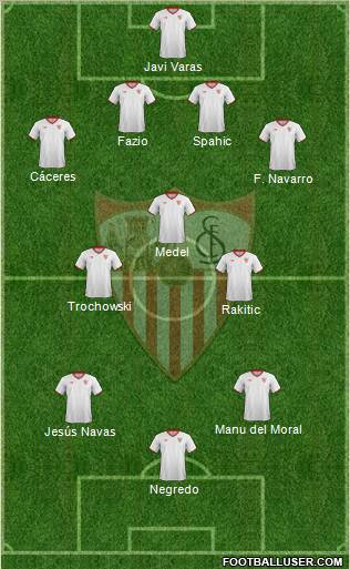 Sevilla F.C., S.A.D. Formation 2011