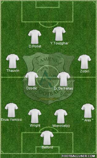 Amiens Sporting Club Football Formation 2011