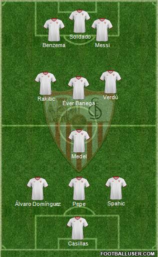 Sevilla F.C., S.A.D. Formation 2011