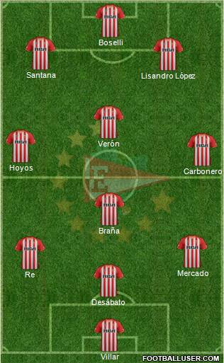 Estudiantes de La Plata Formation 2011