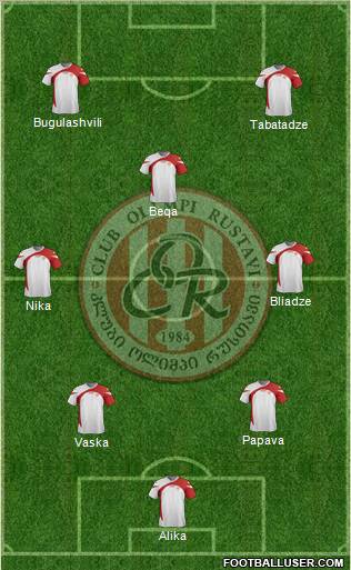 Olimpi Rustavi Formation 2011
