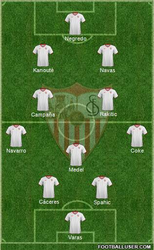 Sevilla F.C., S.A.D. Formation 2011