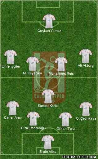 Balikesirspor Formation 2011