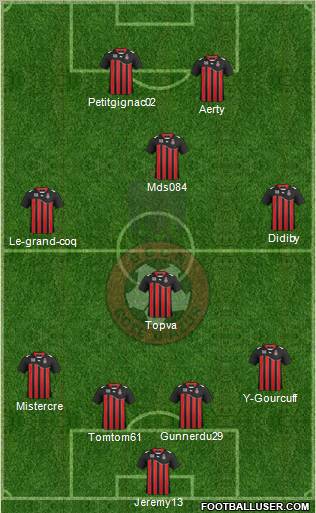 OGC Nice Côte d'Azur football formation