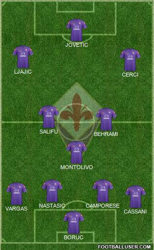 Fiorentina Formation 2011