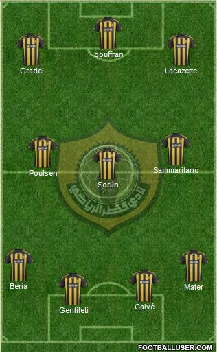 Qatar Sports Club Formation 2011