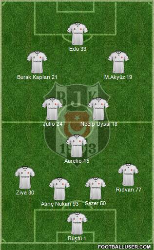 Besiktas JK Formation 2011