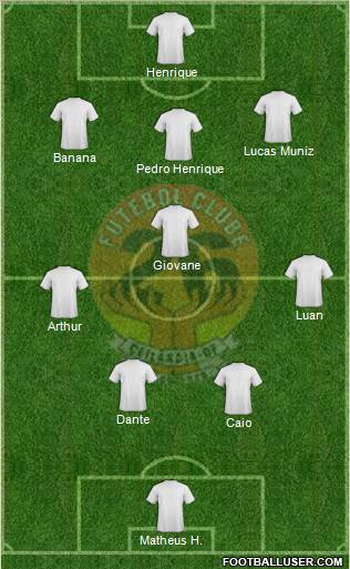 26 de Outubro FC Formation 2011