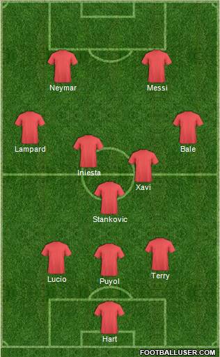 Pro Evolution Soccer Team Formation 2011