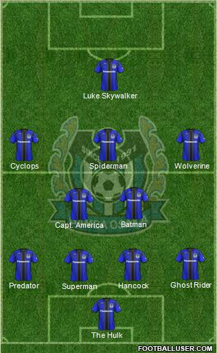 Gamba Osaka Formation 2011