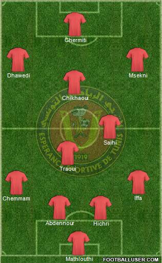 Espérance Sportive de Tunis football formation