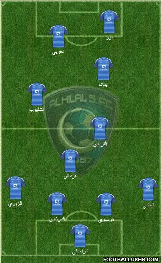 Al-Hilal (KSA) Formation 2011