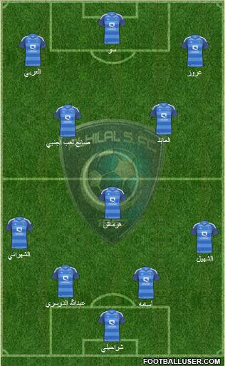 Al-Hilal (KSA) Formation 2011