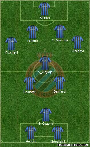 Club Brugge KV Formation 2011