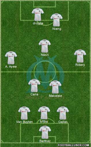 Olympique de Marseille Formation 2011