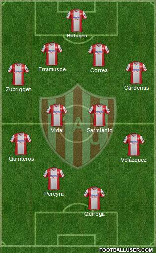 Unión de Santa Fe Formation 2011