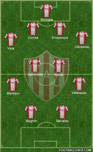 Unión de Santa Fe Formation 2011