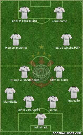 SC Corinthians Paulista Formation 2011