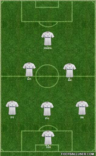 Tottenham Hotspur Formation 2011