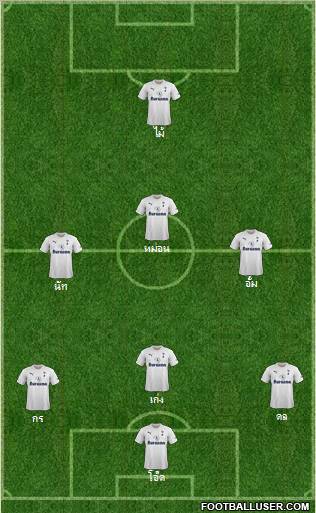 Tottenham Hotspur Formation 2011